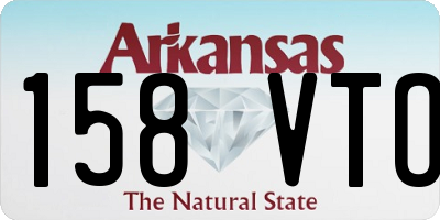 AR license plate 158VTO