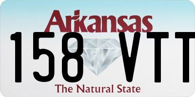 AR license plate 158VTT