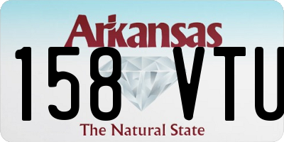 AR license plate 158VTU