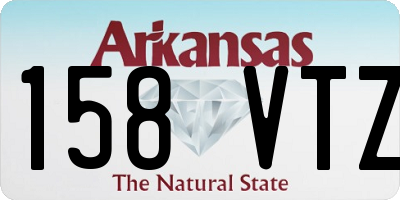 AR license plate 158VTZ
