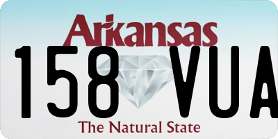 AR license plate 158VUA