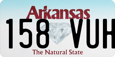 AR license plate 158VUH