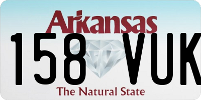 AR license plate 158VUK