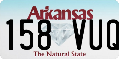AR license plate 158VUQ
