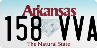 AR license plate 158VVA
