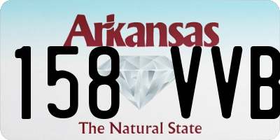 AR license plate 158VVB