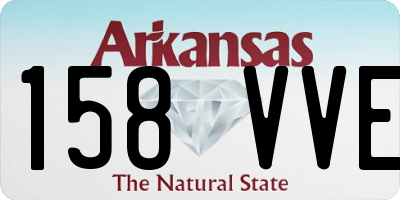 AR license plate 158VVE