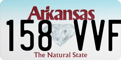 AR license plate 158VVF