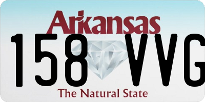 AR license plate 158VVG