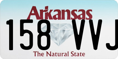 AR license plate 158VVJ