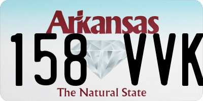 AR license plate 158VVK