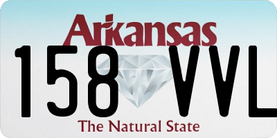 AR license plate 158VVL