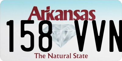 AR license plate 158VVN