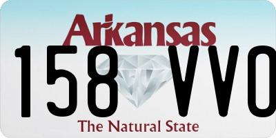 AR license plate 158VVO