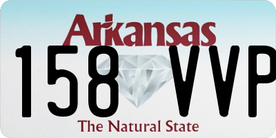 AR license plate 158VVP