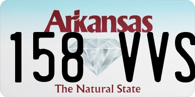AR license plate 158VVS