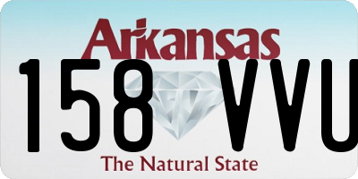 AR license plate 158VVU