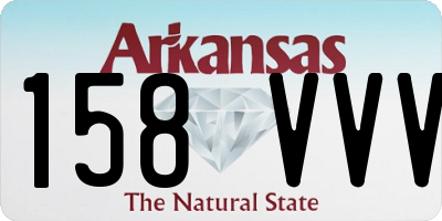 AR license plate 158VVV