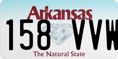 AR license plate 158VVW