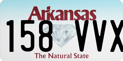 AR license plate 158VVX