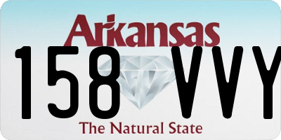 AR license plate 158VVY