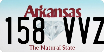 AR license plate 158VVZ