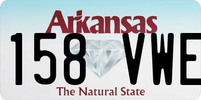 AR license plate 158VWE