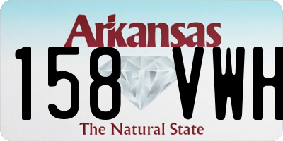 AR license plate 158VWH