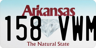 AR license plate 158VWM