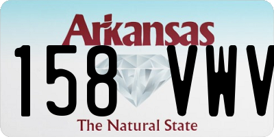 AR license plate 158VWV