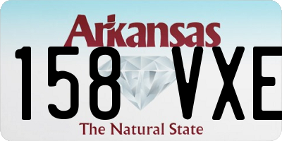 AR license plate 158VXE