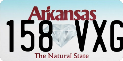 AR license plate 158VXG