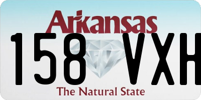 AR license plate 158VXH