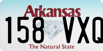 AR license plate 158VXQ