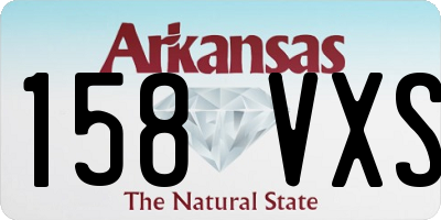 AR license plate 158VXS