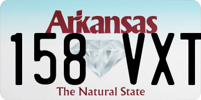 AR license plate 158VXT