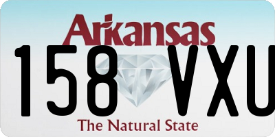 AR license plate 158VXU