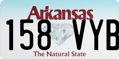 AR license plate 158VYB