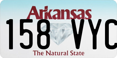AR license plate 158VYC