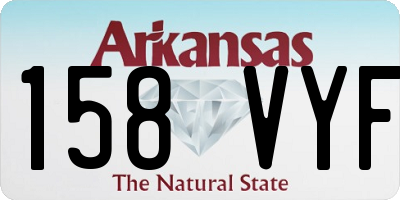 AR license plate 158VYF