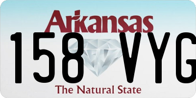 AR license plate 158VYG