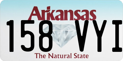 AR license plate 158VYI