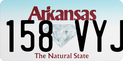 AR license plate 158VYJ