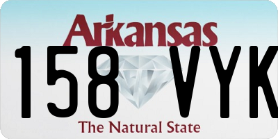 AR license plate 158VYK