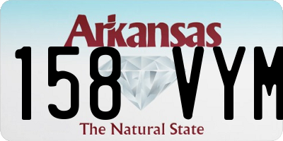 AR license plate 158VYM