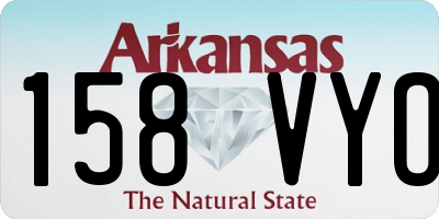 AR license plate 158VYO