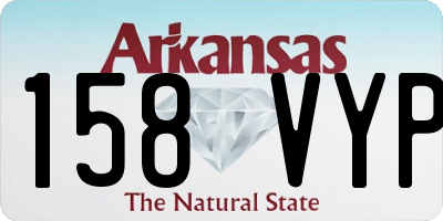 AR license plate 158VYP