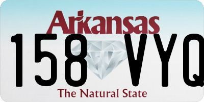 AR license plate 158VYQ