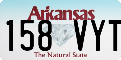 AR license plate 158VYT