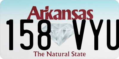 AR license plate 158VYU